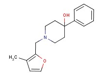 1-[(3-methyl-2-furyl)methyl]-4-phenyl-4-piperidinol trifluoroacetate (salt)
