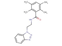 N-[2-(1H-1,2,3-benzotriazol-1-yl)ethyl]-2,3,5,6-tetramethylbenzamide