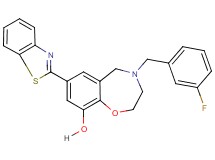 7-(1,3-benzothiazol-2-yl)-4-(3-fluorobenzyl)-2,3,4,5-tetrahydro-1,4-benzoxazepin-9-ol