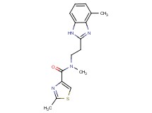 N,2-dimethyl-N-[2-(4-methyl-1H-benzimidazol-2-yl)ethyl]-1,3-thiazole-4-carboxamide