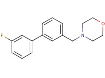 4-[(3'-fluoro-3-biphenylyl)methyl]morpholine trifluoroacetate