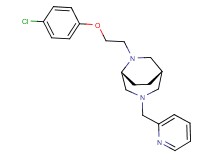 (1S*,5R*)-6-[2-(4-chlorophenoxy)ethyl]-3-(2-pyridinylmethyl)-3,6-diazabicyclo[3.2.2]nonane
