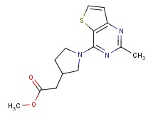 methyl [1-(2-methylthieno[3,2-d]pyrimidin-4-yl)pyrrolidin-3-yl]acetate