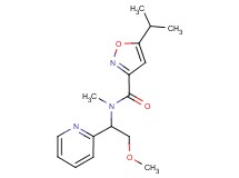 5-isopropyl-N-[2-methoxy-1-(2-pyridinyl)ethyl]-N-methyl-3-isoxazolecarboxamide