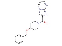 2-{[4-(benzyloxy)piperidin-1-yl]carbonyl}imidazo[1,2-a]pyrimidine