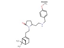 1-{2-[(1R,5S)-6,6-dimethylbicyclo[3.1.1]hept-2-en-2-yl]ethyl}-5-{2-[(4-methoxybenzyl)amino]ethyl}-2-pyrrolidinone