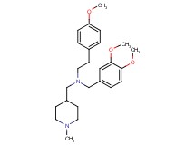 (3,4-dimethoxybenzyl)[2-(4-methoxyphenyl)ethyl][(1-methyl-4-piperidinyl)methyl]amine