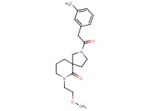 7-(2-methoxyethyl)-2-[(3-methylphenyl)acetyl]-2,7-diazaspiro[4.5]decan-6-one