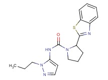2-(1,3-benzothiazol-2-yl)-N-(1-propyl-1H-pyrazol-5-yl)pyrrolidine-1-carboxamide