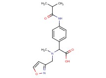 [4-(isobutyrylamino)phenyl][(isoxazol-3-ylmethyl)(methyl)amino]acetic acid