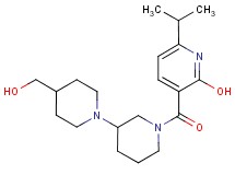 3-{[4-(hydroxymethyl)-1,3'-bipiperidin-1'-yl]carbonyl}-6-isopropyl-2-pyridinol