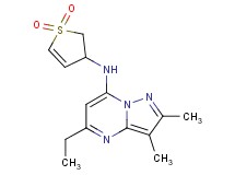 N-(1,1-dioxido-2,3-dihydro-3-thienyl)-5-ethyl-2,3-dimethylpyrazolo[1,5-a]pyrimidin-7-amine