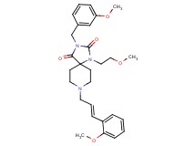 3-(3-methoxybenzyl)-1-(2-methoxyethyl)-8-[(2E)-3-(2-methoxyphenyl)-2-propen-1-yl]-1,3,8-triazaspiro[4.5]decane-2,4-dione