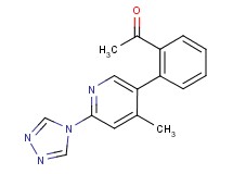 1-{2-[4-methyl-6-(4H-1,2,4-triazol-4-yl)pyridin-3-yl]phenyl}ethanone