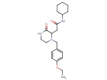 N-cyclohexyl-2-[1-(4-ethoxybenzyl)-3-oxo-2-piperazinyl]acetamide