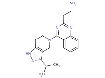 {2-[4-(3-isopropyl-1,4,6,7-tetrahydro-5H-pyrazolo[4,3-c]pyridin-5-yl)-2-quinazolinyl]ethyl}amine dihydrochloride