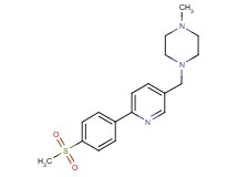 1-methyl-4-({6-[4-(methylsulfonyl)phenyl]pyridin-3-yl}methyl)piperazine