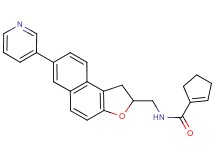 N-{[7-(3-pyridinyl)-1,2-dihydronaphtho[2,1-b]furan-2-yl]methyl}-1-cyclopentene-1-carboxamide