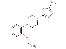 1-(2-ethoxyphenyl)-4-(5-methyl-1,3,4-oxadiazol-2-yl)piperazine
