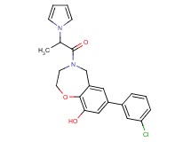 7-(3-chlorophenyl)-4-[2-(1H-pyrrol-1-yl)propanoyl]-2,3,4,5-tetrahydro-1,4-benzoxazepin-9-ol