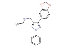 N-{[3-(1,3-benzodioxol-5-yl)-1-phenyl-1H-pyrazol-4-yl]methyl}ethanamine