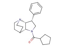 (3R*,3aR*,7aR*)-1-(cyclopentylcarbonyl)-3-phenyloctahydro-4,7-ethanopyrrolo[3,2-b]pyridine