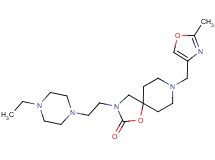 3-[2-(4-ethylpiperazin-1-yl)ethyl]-8-[(2-methyl-1,3-oxazol-4-yl)methyl]-1-oxa-3,8-diazaspiro[4.5]decan-2-one