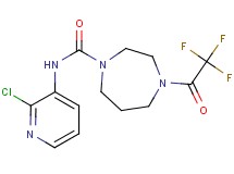 N-(2-chloropyridin-3-yl)-4-(trifluoroacetyl)-1,4-diazepane-1-carboxamide