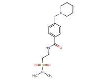 N-{2-[(dimethylamino)sulfonyl]ethyl}-4-(piperidin-1-ylmethyl)benzamide