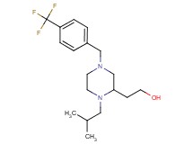 2-{1-isobutyl-4-[4-(trifluoromethyl)benzyl]-2-piperazinyl}ethanol