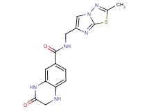 N-[(2-methylimidazo[2,1-b][1,3,4]thiadiazol-6-yl)methyl]-3-oxo-1,2,3,4-tetrahydroquinoxaline-6-carboxamide