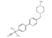 2-methyl-2-(4-{5-[(4-methylpiperazin-1-yl)methyl]pyridin-2-yl}phenyl)propanenitrile