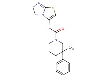 3-[2-(3-methyl-3-phenylpiperidin-1-yl)-2-oxoethyl]-5,6-dihydroimidazo[2,1-b][1,3]thiazole