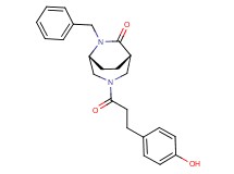 (1S*,5R*)-6-benzyl-3-[3-(4-hydroxyphenyl)propanoyl]-3,6-diazabicyclo[3.2.2]nonan-7-one