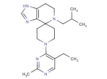 1'-(5-ethyl-2-methylpyrimidin-4-yl)-5-isobutyl-1,5,6,7-tetrahydrospiro[imidazo[4,5-c]pyridine-4,4'-piperidine]