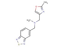 (2,1,3-benzothiadiazol-5-ylmethyl)methyl[(2-methyl-1,3-oxazol-4-yl)methyl]amine