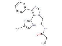 N-[2-(4-methyl-5'-phenyl-1H,3'H-2,4'-biimidazol-3'-yl)ethyl]propanamide