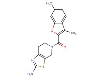 5-[(3,6-dimethyl-1-benzofuran-2-yl)carbonyl]-4,5,6,7-tetrahydro[1,3]thiazolo[5,4-c]pyridin-2-amine