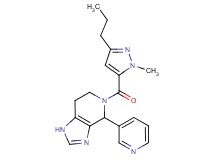 5-[(1-methyl-3-propyl-1H-pyrazol-5-yl)carbonyl]-4-pyridin-3-yl-4,5,6,7-tetrahydro-1H-imidazo[4,5-c]pyridine