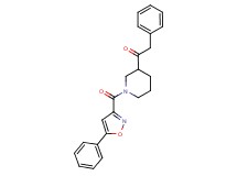 2-phenyl-1-{1-[(5-phenyl-3-isoxazolyl)carbonyl]-3-piperidinyl}ethanone