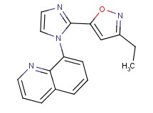 8-[2-(3-ethylisoxazol-5-yl)-1H-imidazol-1-yl]quinoline