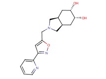 (3aR*,5R*,6S*,7aS*)-2-{[3-(2-pyridinyl)-5-isoxazolyl]methyl}octahydro-1H-isoindole-5,6-diol