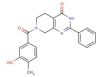 7-(3-hydroxy-4-methylbenzoyl)-2-phenyl-5,6,7,8-tetrahydropyrido[3,4-d]pyrimidin-4(3H)-one