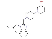 1'-[(1-isobutyl-1H-benzimidazol-2-yl)methyl]-1,4'-bipiperidin-3-ol