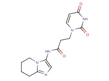 3-(2,4-dioxo-3,4-dihydropyrimidin-1(2H)-yl)-N-(5,6,7,8-tetrahydroimidazo[1,2-a]pyridin-3-yl)propanamide