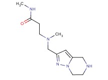 N~1~,N~3~-dimethyl-N~3~-(4,5,6,7-tetrahydropyrazolo[1,5-a]pyrazin-2-ylmethyl)-beta-alaninamide dihydrochloride