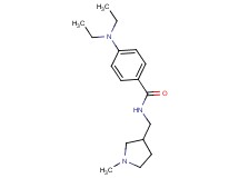 4-(diethylamino)-N-[(1-methylpyrrolidin-3-yl)methyl]benzamide