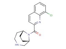 8-chloro-2-[rel-(1S,6R)-3,9-diazabicyclo[4.2.1]non-9-ylcarbonyl]quinoline hydrochloride