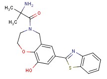 7-(1,3-benzothiazol-2-yl)-4-(2-methylalanyl)-2,3,4,5-tetrahydro-1,4-benzoxazepin-9-ol hydrochloride