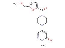 5-{4-[5-(methoxymethyl)-2-furoyl]-1-piperazinyl}-2-methyl-3(2H)-pyridazinone